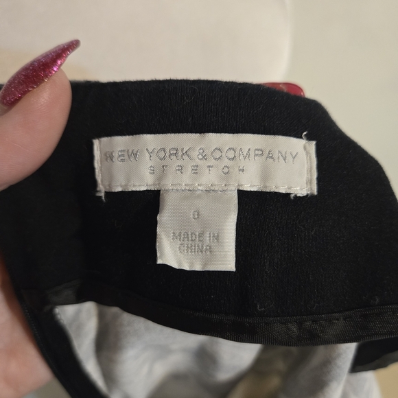 New York & Company Black and White Pencil Skirt Size 0 - Picture 5 of 6
